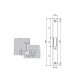 Contraplaca cu gaura B010002406 crom lucios