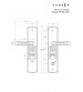 Mâner pe placă Vanger HP-68.2186-C-BN nichel negru