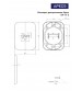 Rozeta de cheie Apecs DP-15-S-CR  crom